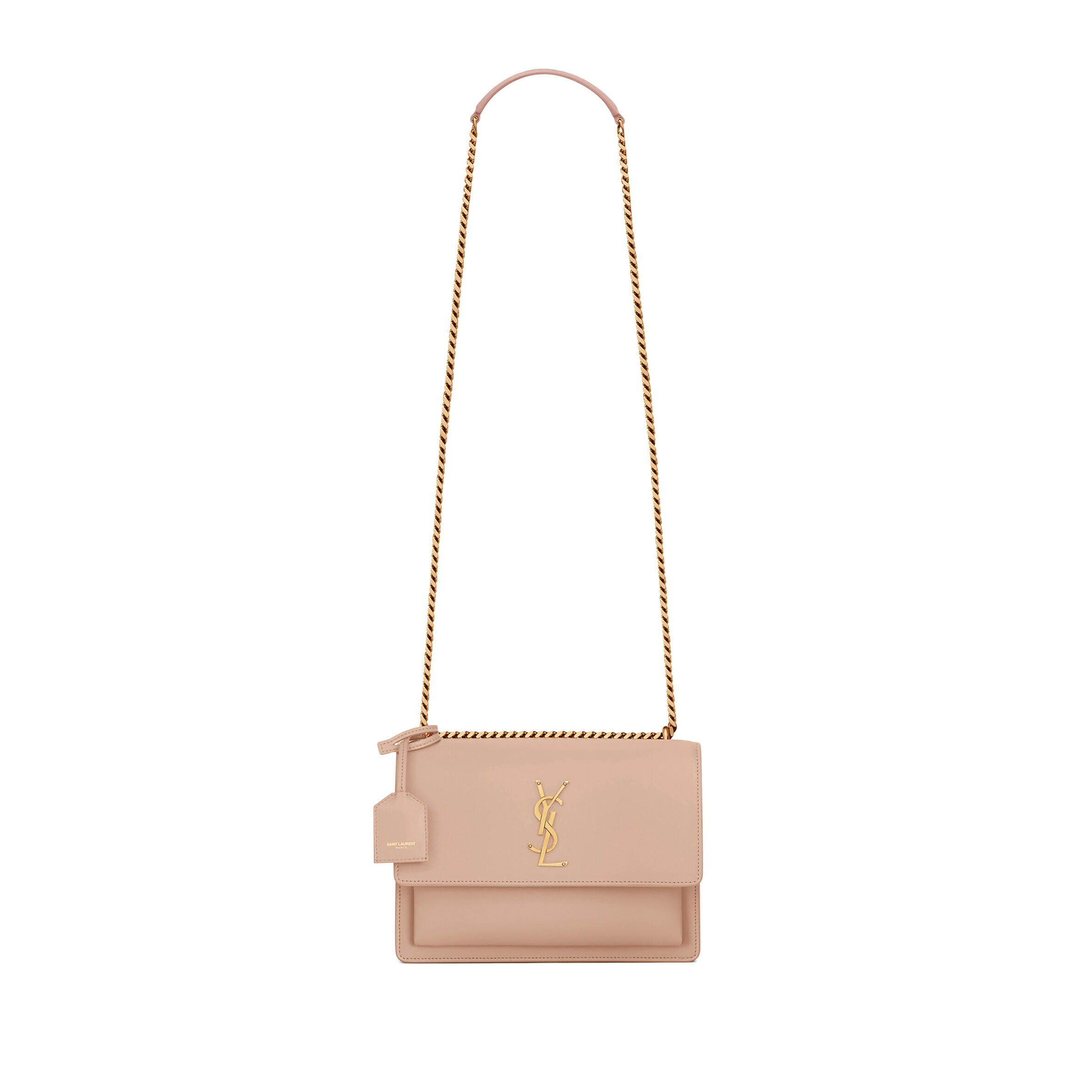 YSL SUNSET MEDIUM IN TEXTURED LEATHER 442906D420W2738 (22*16*8cm)